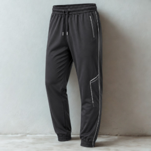 Lycra Track Pant Charcoal Black