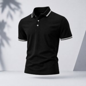 MARS Polo T-Shirt Black